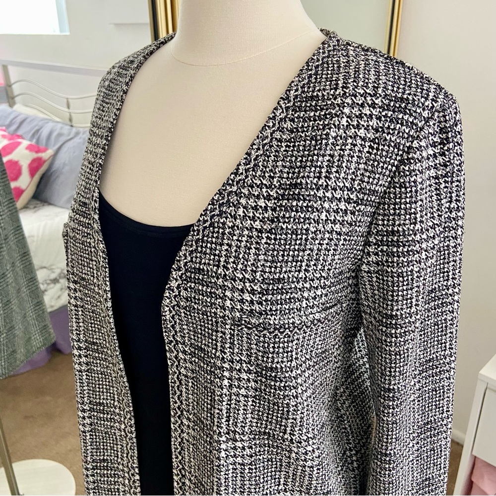 Max Studio Houndstooth Duster - image 3